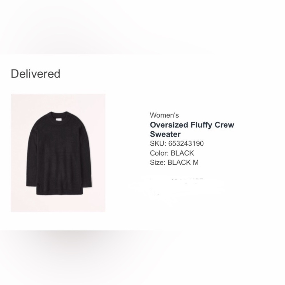 Grey Abercrombie & Fitch Sweater